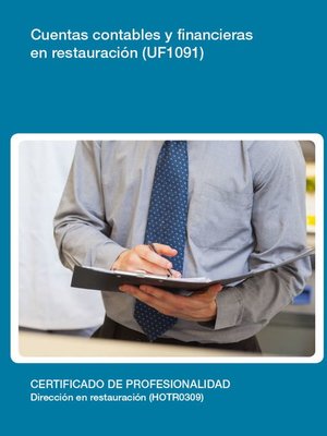 cover image of UF1091--Cuentas contables y financieras en restauración